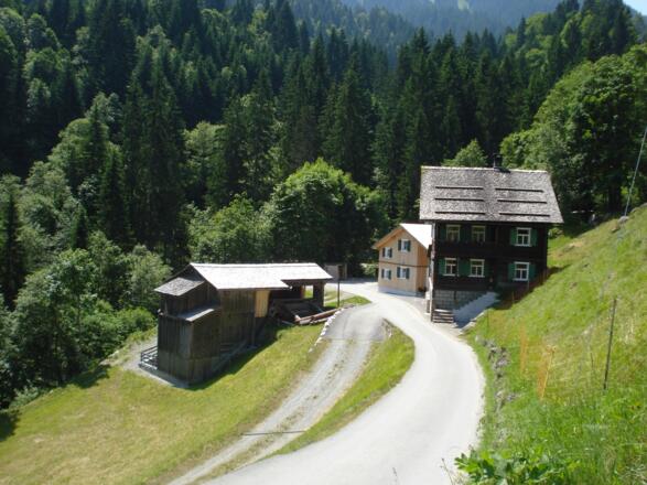 Gafazutweg bei &quot;Mülli-Ferdi&quot; in Latschau