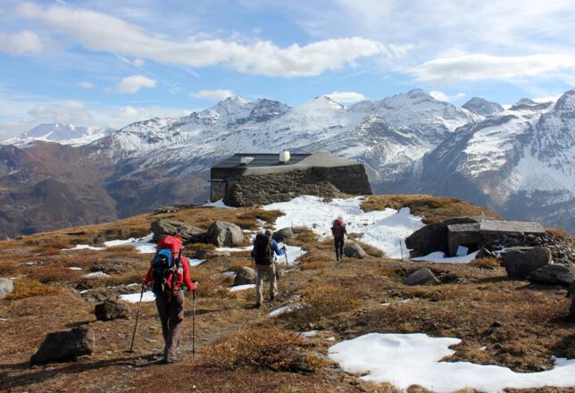 Kurz vor der Schwarzenberghütte