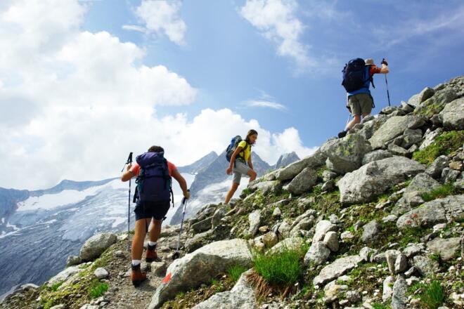 Aufstieg zur Gamsscharte