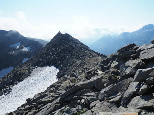 Steinmanndl 2751m am Grat