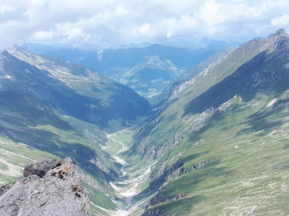 Habachtal vom Gipfel aus gesehen