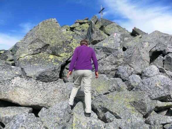 Gipfelblöcke des Hörndls