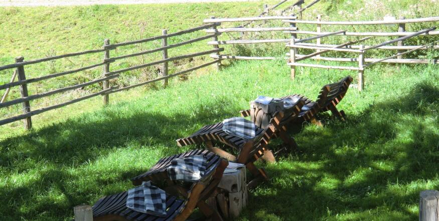 Gemütlich entspannen der Meislsteinalm