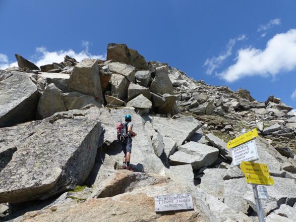 Auf der Gamsscharte vereinen sich HNPZA und NPHT