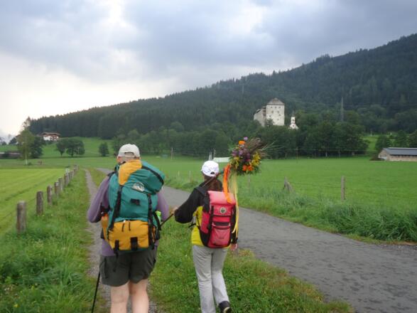 Blick zur Burg Kaprun
