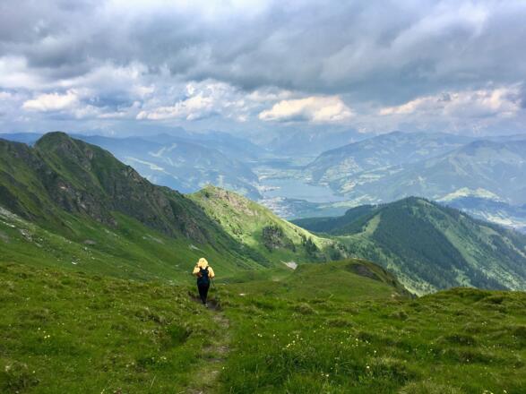 Imbachsteig mit Blick auf den Zeller See