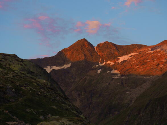 Sonnenaufgang am Seekopf 2923m
