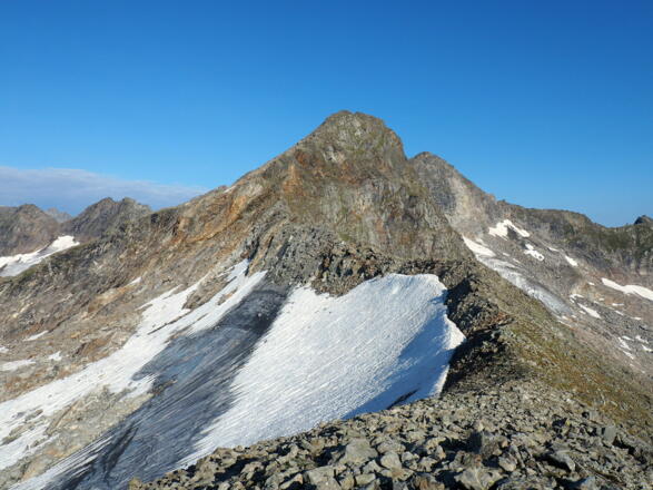 Am Grat um 2790m, den Seekopf vor uns