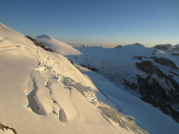 Blick zurück zur Biwakschachtel
