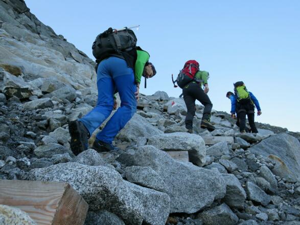 Der Weg unterhalb der &quot;Bleidächer&quot; ist besonders aufwändig gestaltet und ...