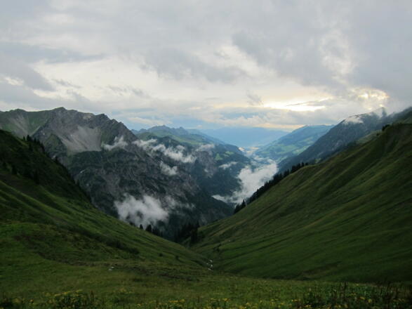 Bei der Biberacher Hütte (19. August 2013)