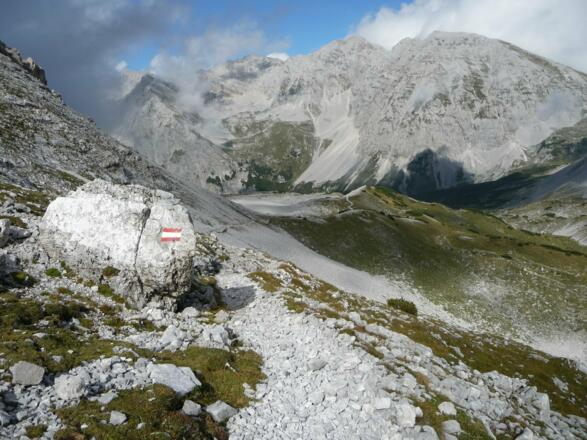 Abstieg von der Mannlscharte zur zur Pfeishütte