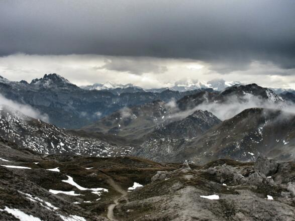 Von der Akarscharte (2.315 m) zu den Hohen Tauern (04.10.2015)