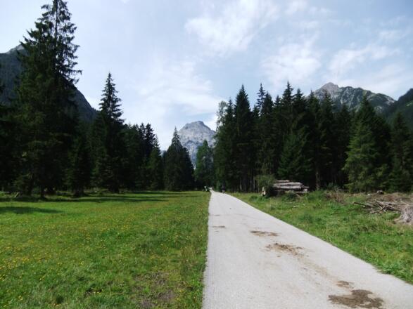 Der letzte Wegabschnitt kurz vor Pertisau