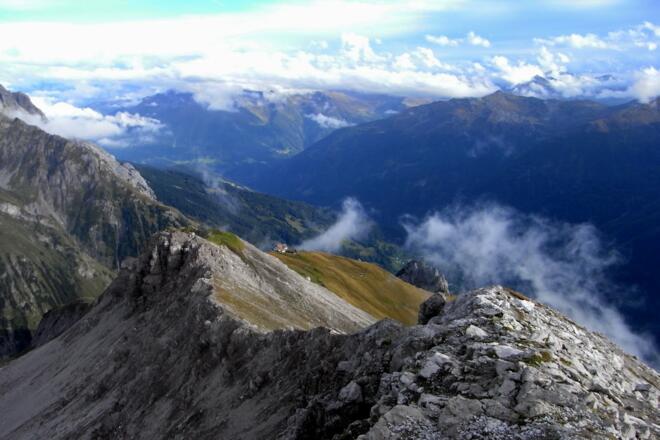 Zwischen Ansbacher Hütte und Kaiserjochhaus (17. Sep. 2010)