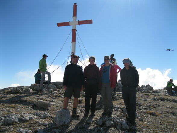 Gipfelfoto auf dem Warscheneck (04.10.2014)