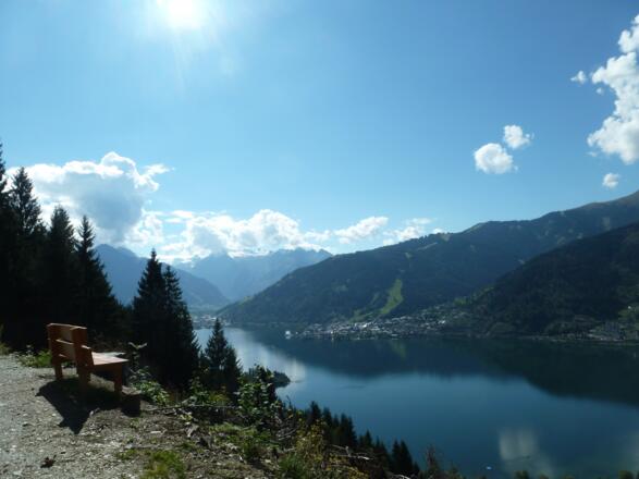 Aussichtsreiches Platzerl kurz vorm Mitterberg.