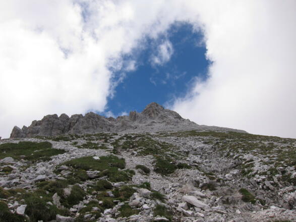 Rauf aufs Mosermandl (2680 m) (4.7.2016)