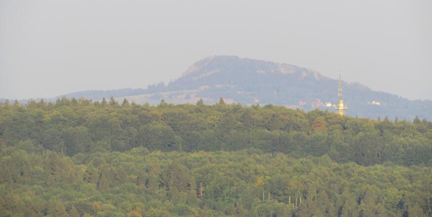 Morgenblick vom Rhönsegel zur Milseburg
