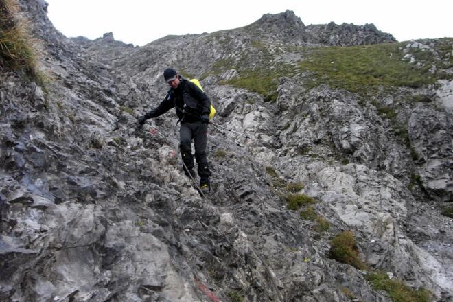 Zwischen Ansbacher Hütte und Kaiserjochhaus (17. Sep. 2010)