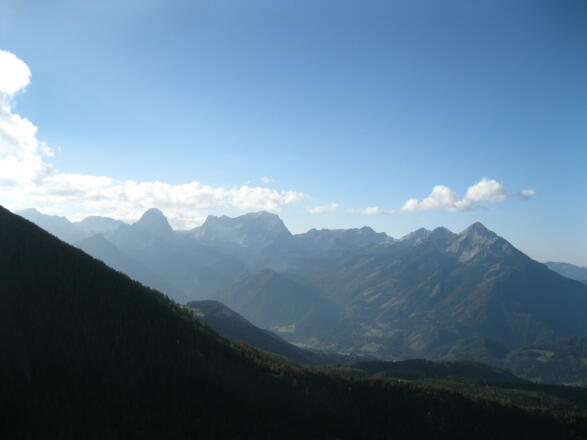 Blick von der Zellerhütte zum Großen und Kleinen Priel (04.10.2014)