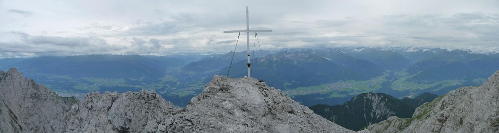 Kleiner Solstein 2637 m - Gipfelpanorama