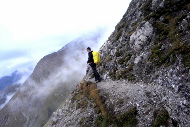 Zwischen Ansbacher Hütte und Kaiserjochhaus (17. Sep. 2010)