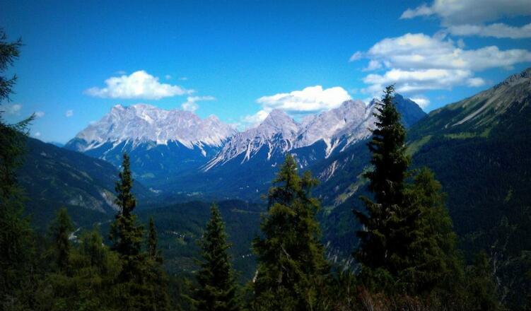 Aussicht von der Loreahütte (6. August 2012)