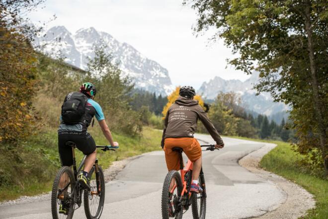 Biker auf der Kreslrunde in Annaberg