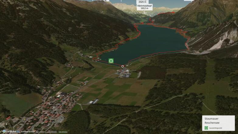 Radtour im Vinschgau: Plamort-Tour Panzersperren / Reschen