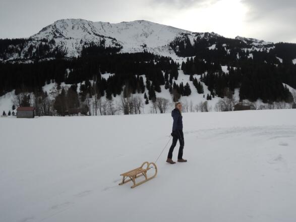 Rodeln in Oberjoch