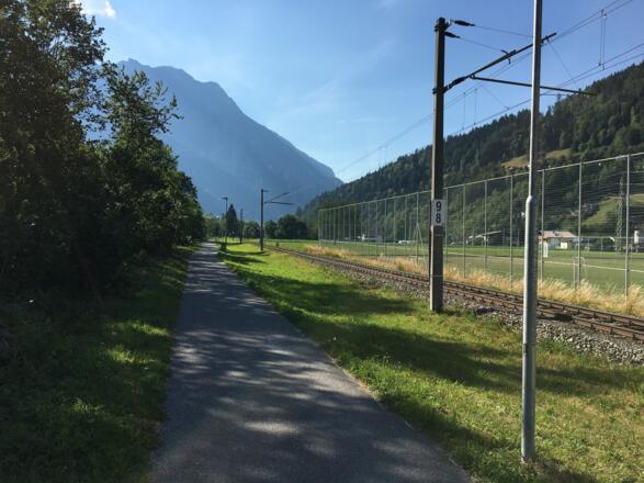Etappe 4: Zurück nach Bludenz am Radweg entlang der Ill
