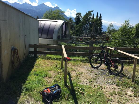 Etappe 3: Talstation Muttersberg in Bludenz mit Rad-Waschanlage
