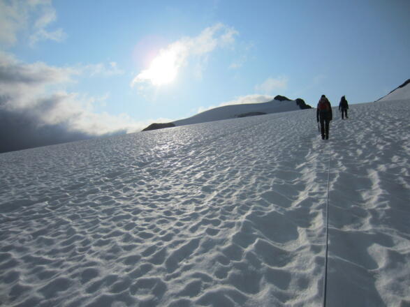Großer Vernagtferner im Aufstieg zur Hochvernagtspitze