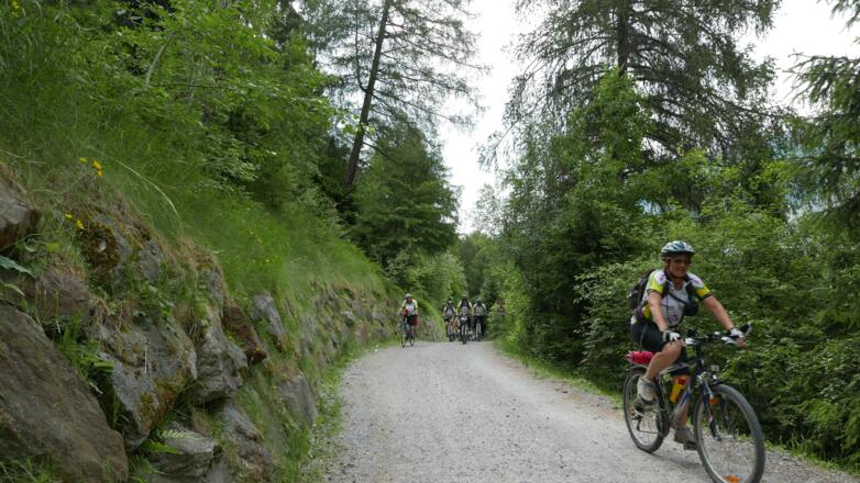 Radweg kurz vor Schlanders