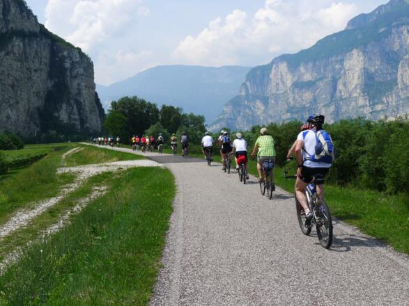 Radwegpassage vor der Salurner Klause