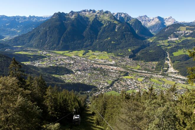 Blick vom Muttersberg auf Bludenz