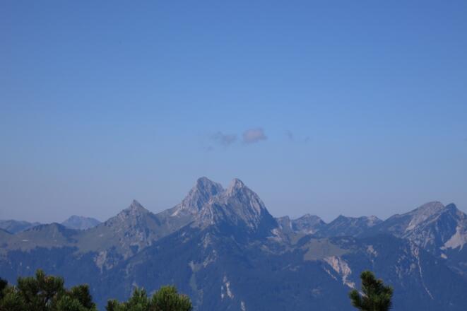 Blick zu den Tannheimern