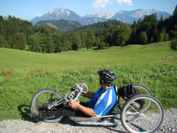 Mit dem Handbike durch das Chiemsee-Alpenland