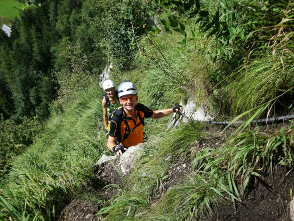 Nach einem leichten Stück (Über `d Wiesn) wird es schwieriger.