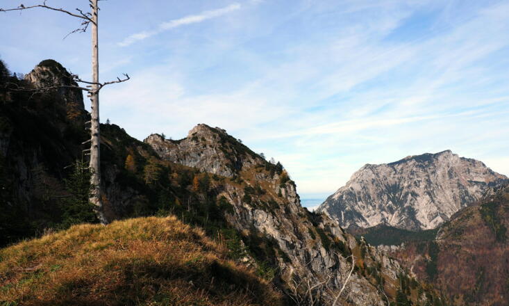 Traunstein vom Gratkamm