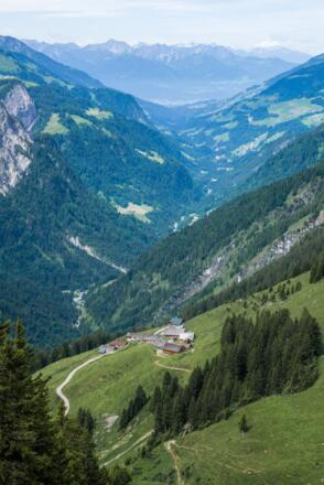 Weitblick ins Große Walsertal und den Walgau