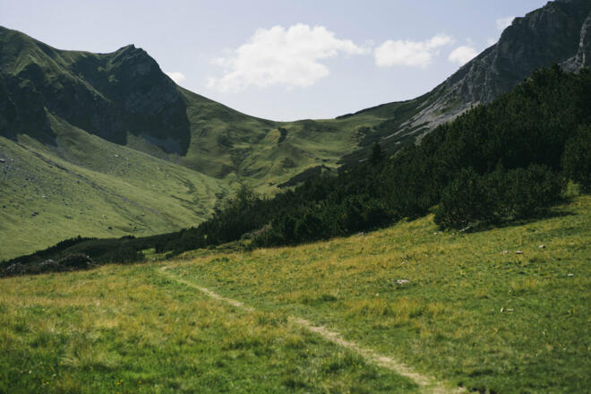 Weg zum Amatschonjoch  (c) Dominic Berchtold / Vorarlberg Tourismus