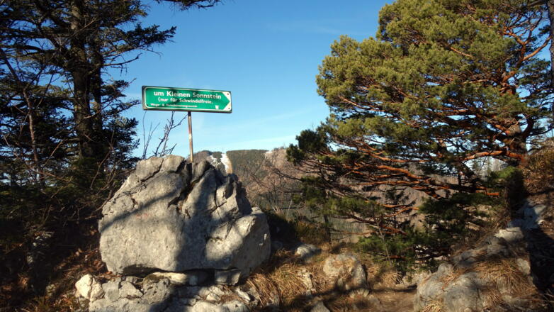 1025m, Abstieg zum Kl.Sonnstein