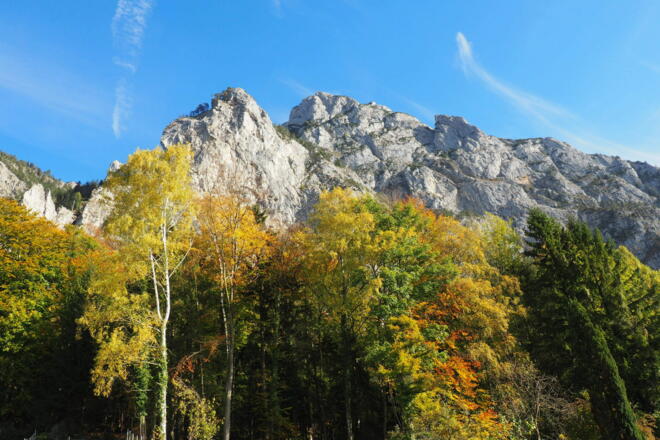 Rückweg zum Parkplatz, Herbststimmung