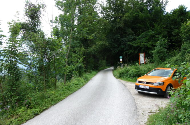 Start 445m Nähe Miesenbachmühle