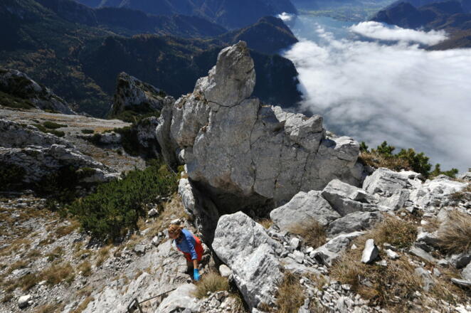 Oberhalb des Felsenfensters