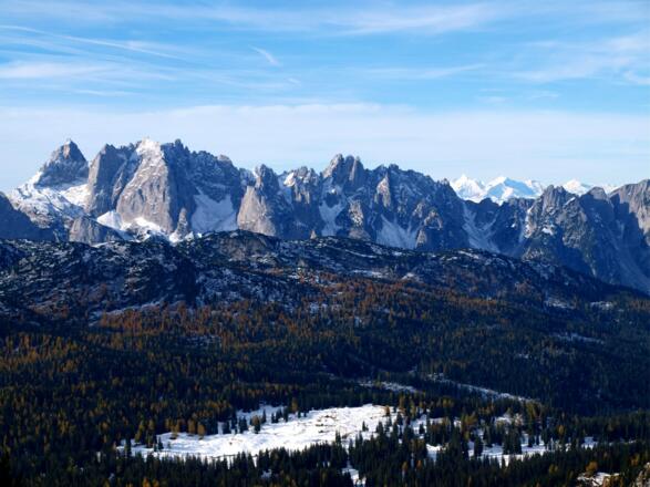 Gosaukamm, die Dolomiten vom Dachstein