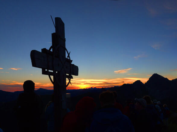 Sonnenaufgang Zafernhorn Faschina