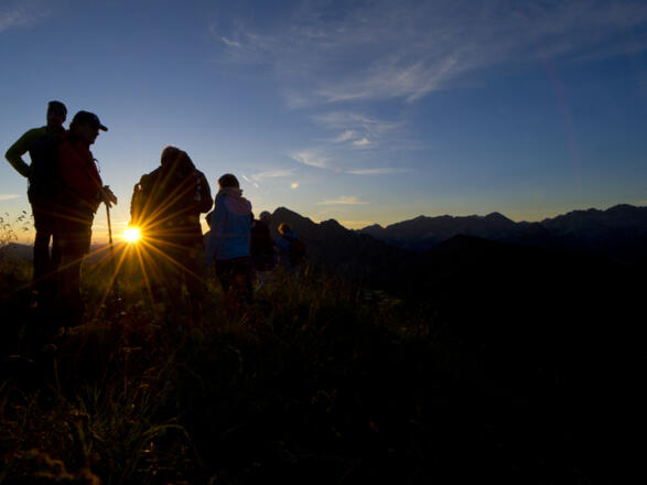 Sonnenaufgang Zafernhorn Faschina